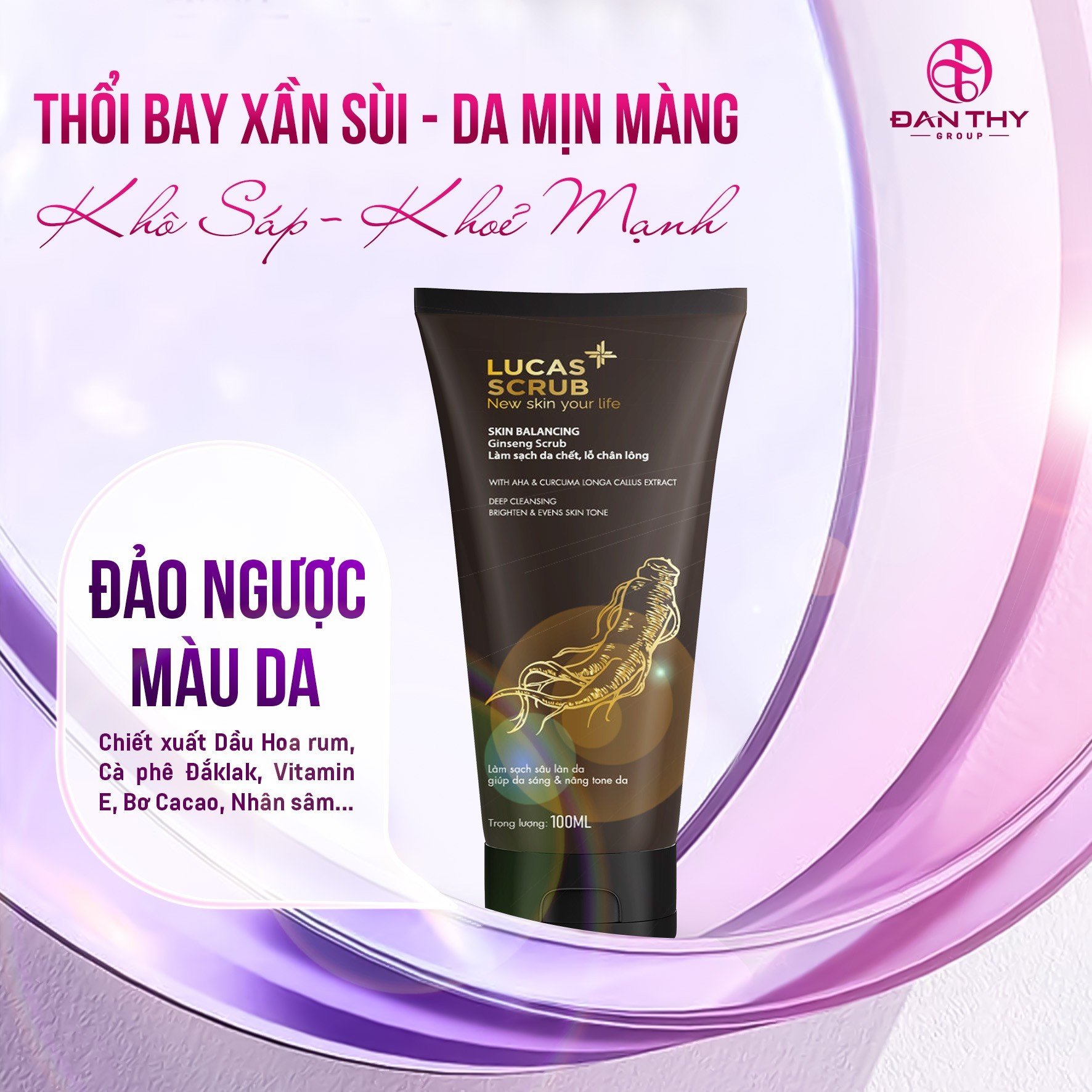 Tẩy tế bào chết Lucas Scrub Đan Thy
